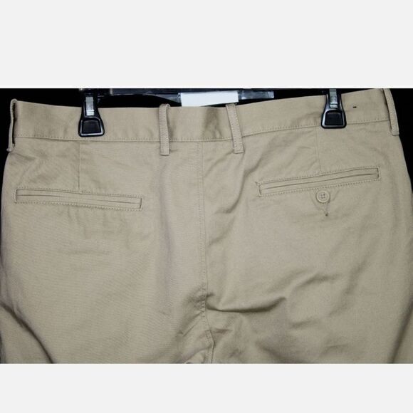 J.Crew The Sutton Men's Straight tan Chino Pants Size 33/30 style 38648 - Picture 4 of 6